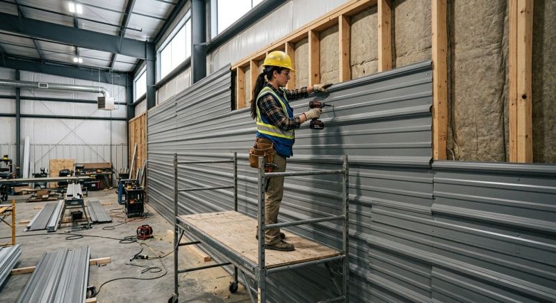Metal Barn Siding Installation in Boston, MA